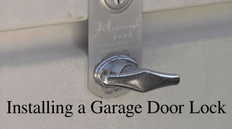 How does Garage Door Lock Work